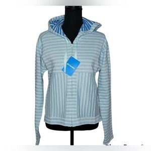 Columbia Melody Spring blue Full Zip Hooded Jacket hoodie Medium New w tag